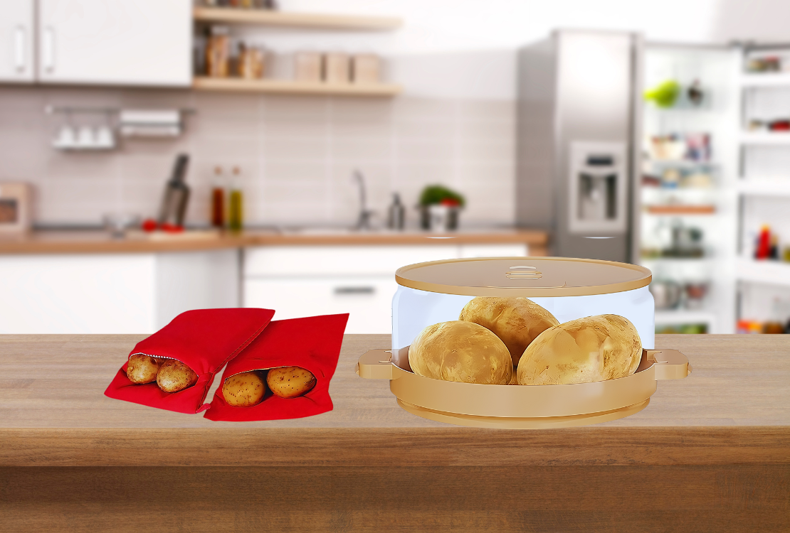 Microwave Potato Cooker: Effortless Spud Mastery!