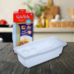 Microwave Plate Cover With Built-In Strainer: Steam & Strain!