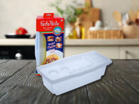 Microwave Plate Cover With Built-In Strainer: Steam & Strain!