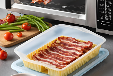 Microwave Bacon Tray With Lid: Crisp Results Every Time!