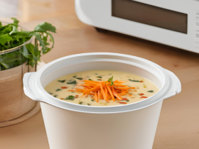 Microwaving soup is a convenient way to enjoy a warm meal, especially when time is short. The ideal container for this task is specifically designed for microwave use, incorporating a vent to release steam and prevent messy overflows. Containers with vents also help to maintain the integrity of the soup’s texture and taste by allowing for proper heat circulation. These soup containers come in various materials, such as BPA-free plastic or glass, and often feature a lid with a vent that can be opened before heating. For those who value efficiency and cleanliness in the kitchen, a microwave soup container with a vent is an essential tool for a quick, no-fuss meal. Benefits Of Microwave Soup Containers Warm soup is a comfort on cold days, and now, with a microwave soup container with a vent, it's easier to enjoy. These containers are made to heat soup quickly and safely in a microwave. They also keep the soup hot for longer. The vent on the lid lets steam out, which stops the soup from spilling over. This post explores how these containers make cooking and saving time easier. Convenience In Cooking Using a microwave soup container with a vent offers many benefits: Easy to use: Just fill, heat, and eat all from the same container. No mess: The vent prevents spills and splatters in the microwave. Keeps food hot: Insulated designs keep your soup warm for longer. Safe handling: Many containers have cool-touch areas for safe removal. Dishwasher safe: Easy to clean without the hassle of hand-washing. These containers also come in various sizes to fit different needs. Whether you want a small cup of soup or a large bowl, there's a size for you. They are also made from materials that are safe for food. This means they don't let harmful chemicals into your soup. Time-saving Features These microwave soup containers are designed to save time in the kitchen: Quick heating: The vent allows for faster and more even heating. Multi-use: You can use them for storage, heating, and eating. Less cleanup: No need for extra dishes means less washing up. Portability: They are perfect for taking to work or school. Freezer safe: Store soup in the freezer for later use. With these containers, you can enjoy a hot meal without spending much time cooking. They are also great for meal planning. You can make soup ahead, store it, and then heat it when you're ready to eat. This makes managing meals throughout the week much simpler. Key Features To Look For A microwave soup container with a vent is a handy tool for any kitchen. These containers keep your soup safe in the microwave. The vent helps steam escape. This means no more soup explosions. Let's explore the best features of these containers. Material Choices Choosing the right material for a soup container is crucial. Plastic containers are common. They must be BPA-free for safety. Glass containers are another option. They are heavier but don't hold stains or odors. Below is a table comparing both materials: Material Type Pros Cons Plastic Lightweight, cheap Can warp over time Glass Stain-resistant, odor-free Heavier, can break For kids, silicone containers can be a good choice. They are soft and won't break. Always check if the material can go in the microwave. This keeps your food and family safe. Ventilation Design The vent in your soup container is very important. A good vent will let steam out but keep soup in. Look for adjustable vents. They let you control the steam. This means your soup warms up just right. Some vents have a lock feature. It keeps the lid secure when you carry your soup. Vents should be easy to clean to avoid bacteria. Here are some bullet points about vents: Adjustable vents are best. Vents must be easy to open and close. Look for easy-to-clean vents. A lock feature is a nice bonus. Remember, the right vent makes a big difference. It keeps your soup hot and ready to eat. Safety Considerations Microwave soup containers with vents are popular kitchen items. They make heating soup easy and safe. Users should know about their safety features. This blog discusses heat resistance and BPA-free options. These features help prevent accidents in the kitchen. Understanding them ensures you choose the right container. Heat Resistance Choosing a soup container that can handle high temperatures is vital. Heat resistance means the container won't melt or warp in the microwave. Look for products that can withstand temperatures above boiling point. This ensures the container stays safe and intact. Not all containers are the same. Some might not be safe for very hot foods. Here are key points to consider: Material: High-quality plastics or glass are often heat resistant. Maximum Temperature: Check the label for the highest safe temperature. Usage Tips: Follow the manufacturer's instructions for the best results. Let's look at a comparison of common materials: Material Max Temp (°F) Notes Plastic 160-210 Suitable for brief heating Glass Up to 450 Best for longer heating Silicone Up to 500 Flexible and durable Bpa-free Options BPA-free containers are important for health. BPA stands for bisphenol A. It is a chemical found in many plastics. BPA can seep into food. This is not good for our bodies. So, BPA-free containers are a safer choice. They help protect your family from harmful chemicals. Here are some tips for choosing BPA-free containers: Check Labels: Look for the BPA-free logo on the product. Material: Glass and stainless steel are naturally BPA-free. Certifications: Trust products certified by health organizations. Remember to avoid old or scratched containers. They can release more BPA. Always replace containers that show signs of wear. Here is a list of safe materials: Material BPA-Free Notes Plastic #1, #2, #4, #5 Yes Commonly safe for food use Glass Yes Always a safe choice Stainless Steel Yes Durable and long-lasting Popular Brands And Models Everyone loves a hot bowl of soup. But, heating soup in a microwave can be tricky. Spills and splatters make a mess. A Microwave Soup Container With Vent is the solution. It keeps your microwave clean. Many brands offer great models. Let's explore some popular ones. Top Sellers Finding the best Microwave Soup Container With Vent might seem hard. Yet, some brands stand out. They make containers that are safe, easy to use, and durable. Here are a few top sellers: Tupperware - Known for quality and durability. Pyrex - Offers glass options that are easy to clean. Sistema - Features unique vent designs for steam release. OXO - Provides containers with secure lids and ergonomic designs. These brands have proven to be favorites among consumers. They offer containers in various sizes. Whether you have a small or large appetite, there's a size for you. Remember, choosing a container with a vent is key. It allows steam to escape, preventing messy spills. User Reviews People love sharing their thoughts on products they use. Microwave Soup Containers With Vents are no exception. Users often highlight a few common points: Convenience - Users love the ease of use. Simply fill, vent, and microwave. Cleanliness - These containers keep microwaves clean from splatters. Durability - High-quality materials make these containers last long. Design - Containers with ergonomic designs get extra points for ease of handling. Choosing a container based on user reviews can be very helpful. It ensures you get a product that has been tested and loved. Pay close attention to comments about the vent system. It's the key feature for a mess-free experience. Also, look for reviews about container size. You want to make sure it fits your appetite and microwave. How To Use Effectively Many people enjoy hot soup, especially when it's easy to make. A Microwave Soup Container With Vent makes this simple. Learning to use it right is important. This guide will help you get the best from your container. Preparation Tips Using a Microwave Soup Container With Vent needs a few steps. Here's how to do it: Always check the container's lid. It should be loose for steam to escape. Fill the container only up to the mark. This stops spills. Stir the soup before and halfway through heating. This helps it cook evenly. Use microwave-safe gloves when taking the container out. It will be hot. Remember, not all soups heat the same. Thick soups might need more time. Cleaning Guidelines Keeping your container clean ensures it lasts longer. Follow these steps: Rinse the container right after use. This stops stains and smells. Use warm, soapy water for washing. A soft sponge is best to avoid scratches. If there are hard stains, fill the container with warm water. Add a little baking soda. Let it sit for a few hours, then wash. Always dry the container completely before storing. This keeps away mold. Remember, some containers are dishwasher safe. Check yours to be sure. Credit: www.amazon.com Common Mistakes To Avoid Warming up soup in a microwave can be quick and easy. But some simple mistakes can cause big problems. A microwave soup container with a vent is a great tool. Yet, you must use it right to avoid spills and messes. This guide will help you learn what not to do. Overfilling Filling your soup container to the top seems like a good idea. You get to enjoy more soup, right? Wrong. This can cause a few issues: Soup can spill when it bubbles up. The lid might not close properly if there's too much soup. It can cause uneven heating, with some parts too hot and others cold. Here's a simple table to help you fill your container: Container Size Max Fill Level Small (1-2 cups) Leave 1 inch Medium (3-4 cups) Leave 1.5 inches Large (5+ cups) Leave 2 inches Remember, leaving space at the top is key. It helps to avoid spills and ensures even heating. Ignoring Ventilation Your microwave soup container's vent is super important. It lets steam escape. This keeps the lid on and prevents messes. Here's why you should never cover the vent: A blocked vent can cause pressure build-up. This might lead to the lid popping off. Your microwave could become messy. So, always check the vent is open before you start heating. Follow these steps: Fill the container, but not too much. Secure the lid on the container. Open the vent. This is often a small tab or dial on top. Set the microwave to the right time. Don't guess. After heating, let it sit for a minute. Then open with care. This way, your soup heats up nicely. And your microwave stays clean. Always keep the vent in mind! Creative Soup Recipes Everyone loves a warm bowl of soup. It is comfort food for the soul. But, sometimes making it can be a chore. That's where the Microwave Soup Container With Vent comes in. It makes cooking soups easy and mess-free. Plus, you can get creative with your recipes. Let's dive into some tasty and healthy soup ideas that you can whip up in no time. Healthy Options Eating right is important for our bodies. Soups can be a big part of that. They can be full of vitamins and low in calories. Here are some ideas for making soups that are both delicious and good for you: Broccoli and Cheddar Soup: This is a classic. Use low-fat cheese to cut calories. Lentil Soup: Lentils are packed with protein. Add some carrots and tomatoes for extra flavor. Chicken Quinoa Soup: Quinoa is a superfood. It gives you energy and is tasty too. These soups are not only yummy but also keep you full. They are perfect for lunch or dinner. And, they're easy to make in your microwave soup container. Just chop, drop, and cook! Quick Fixes We all have busy days. Sometimes there is no time to cook. But, you can still enjoy a hot soup in minutes. Here are some quick recipes that are simple and fast: Tomato Basil Soup: Blend canned tomatoes with fresh basil. Heat it up for a quick treat. Chicken Noodle Soup: Use pre-cooked chicken and noodles. Add broth and veggies. It's ready in a flash. Miso Soup: Miso paste, tofu, and seaweed can be mixed with hot water. It's both fast and comforting. These soups save time and still taste great. They are perfect for a quick lunch or when you need a warm meal in a hurry. Your microwave soup container is your best friend for these speedy soups. Credit: www.ebay.com Future Trends In Soup Containers The modern kitchen is all about convenience and health. A Microwave Soup Container With Vent is a perfect example of this trend. These containers make it easy to heat soup without any mess. Plus, they help keep the food's nutrients locked in. They are part of a bigger movement towards smarter and greener kitchen tools. Let’s dive into what makes these containers the future of soup enjoyment. Smart Features The latest Microwave Soup Containers come packed with clever tricks. Here's what they offer: Heat-Resistant Handles: No more burns when taking your soup out of the microwave. Built-In Vents: These let steam out and prevent spills. Say goodbye to messy clean-ups. Temperature Control: Some containers can even tell you when your soup is just right. Locking Lids: These keep your meal safe if you are on the move. These features are not just cool. They make your life easier and keep your food tasty. With a simple press or a click, you control everything. Easy, safe, and smart - that's the way to go! Sustainable Materials Being kind to Earth is just as important as smart design. Here's what companies are using: Material Benefits Bamboo Fiber Strong and biodegradable. A great plastic alternative. Recycled Plastic Reduces waste. Gives a second life to used plastic. Silicone Long-lasting and safe for both microwave and dishwasher. Stainless Steel 100% recyclable. It also keeps your soup hot for longer. These materials are not just for the planet. They are also good for your health. No harmful chemicals like in some plastics. They are tough, too, so you save money over time. Good for you, your wallet, and the Earth! Credit: www.sistemaplastics.com Frequently Asked Questions Is A Microwave Soup Container With Vent Leak-proof? Microwave soup containers with vents are designed to be leak-proof. They securely hold liquids without spillage. The vent allows steam to escape, preventing pressure build-up. Always check the product specifications for leak-proof guarantees before purchasing. Can You Reheat Soup Directly In These Containers? Yes, you can directly reheat soup in these containers. They are specifically designed for microwave use. Ensure the vent is open during reheating to allow steam to escape. This prevents splattering and ensures even heating of the soup. How To Clean A Microwave Soup Container With Vent? Cleaning is straightforward. Most are dishwasher safe on the top rack. For manual cleaning, use warm soapy water. Ensure the vent is also cleaned to remove any residue. Rinse thoroughly before the next use. Are These Containers Bpa-free? Many microwave soup containers with vents are BPA-free. Manufacturers often highlight this feature for health-conscious consumers. Always check the product description or packaging to confirm if it's BPA-free. Conclusion Exploring the best microwave soup containers with vents has been enlightening. These innovative kitchen aids ensure your soups warm evenly, minus the splatter. They offer convenience, safety, and simplicity. Remember to consider durability and ease of cleaning as you choose. Happy microwaving and enjoy your steaming bowl of comfort!