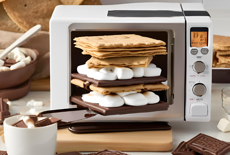 Microwave S'Mores Maker: Quick, Gooey Delights!