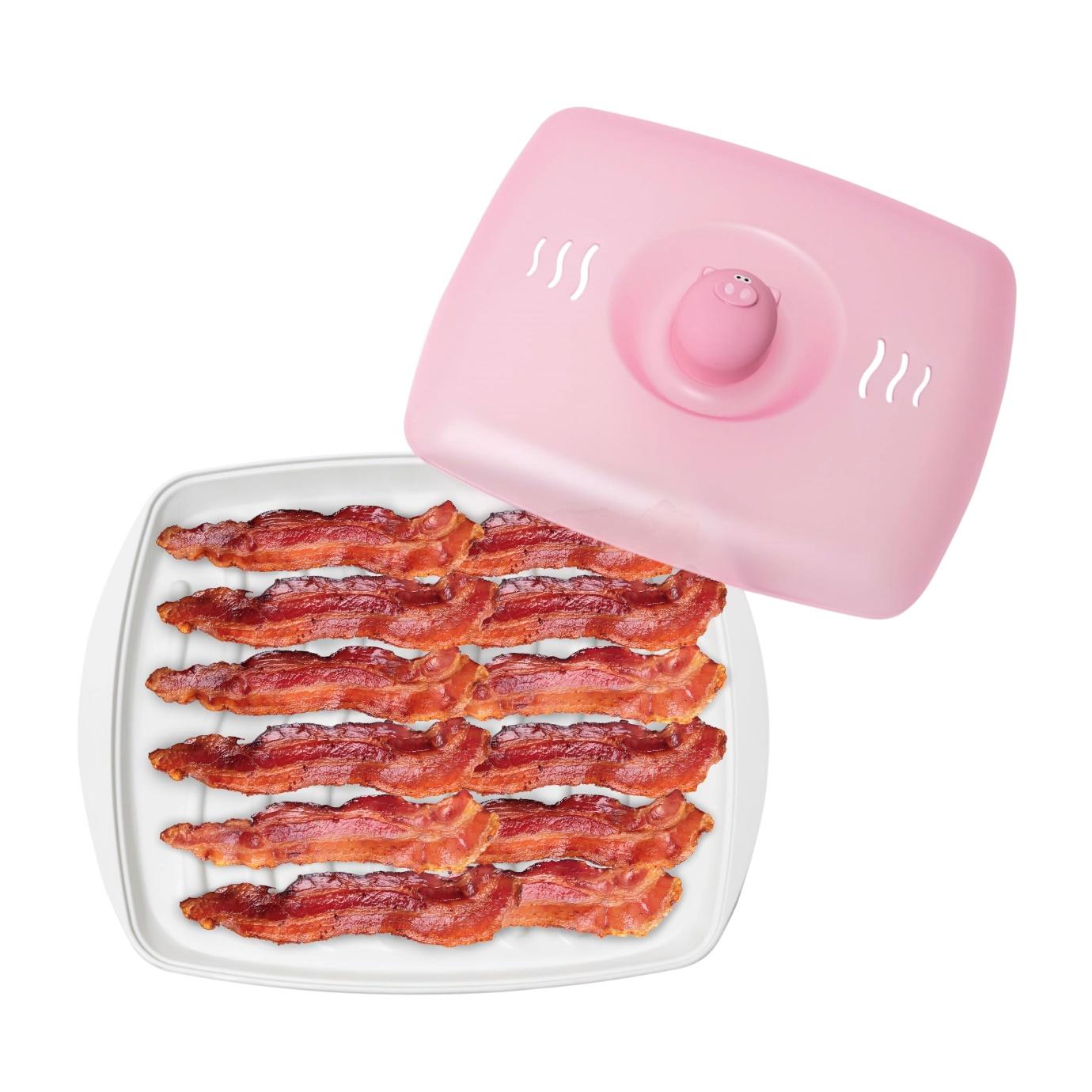 Microwave Bacon Tray With Lid: Crisp Results Every Time!