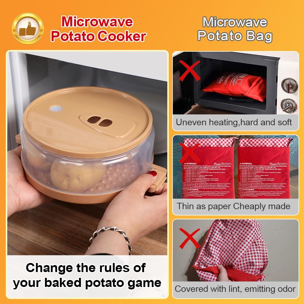 Microwave Potato Cooker: Effortless Spud Mastery!