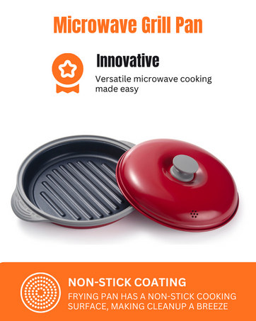 Microwave Grill Pan: Sizzle & Cook with Ease!