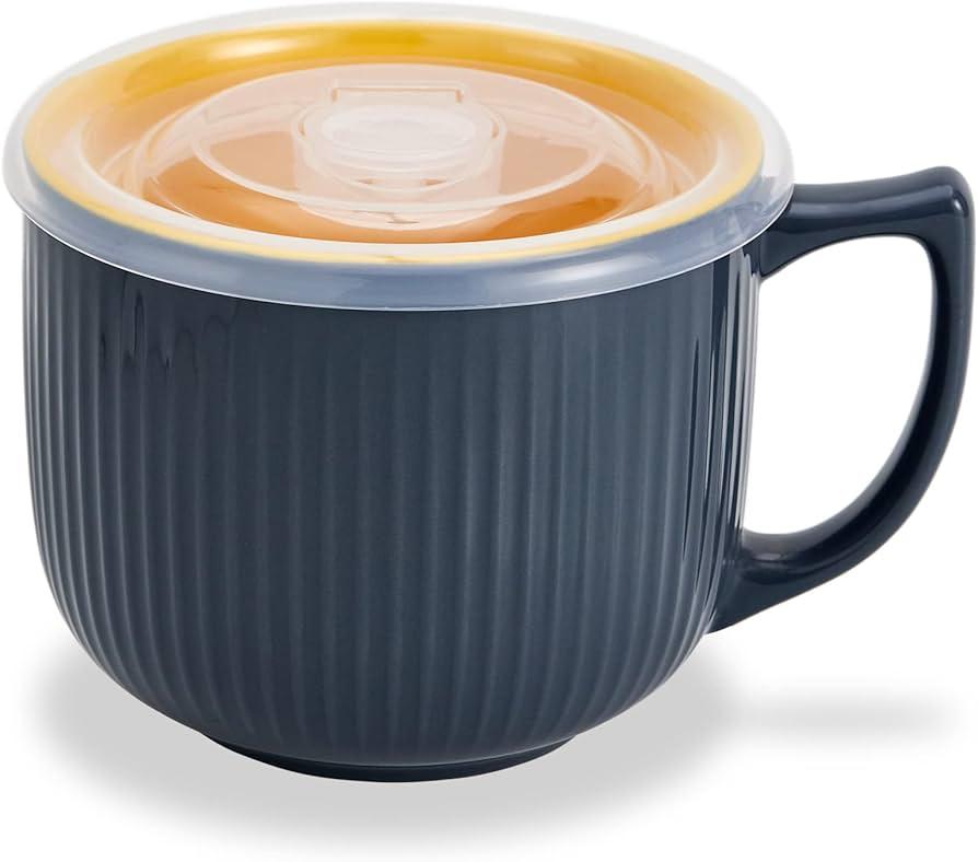 Microwave Safe Soup Mug With Lid: Sip in Style!