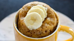 Microwave Banana Bread Mug Cake 03