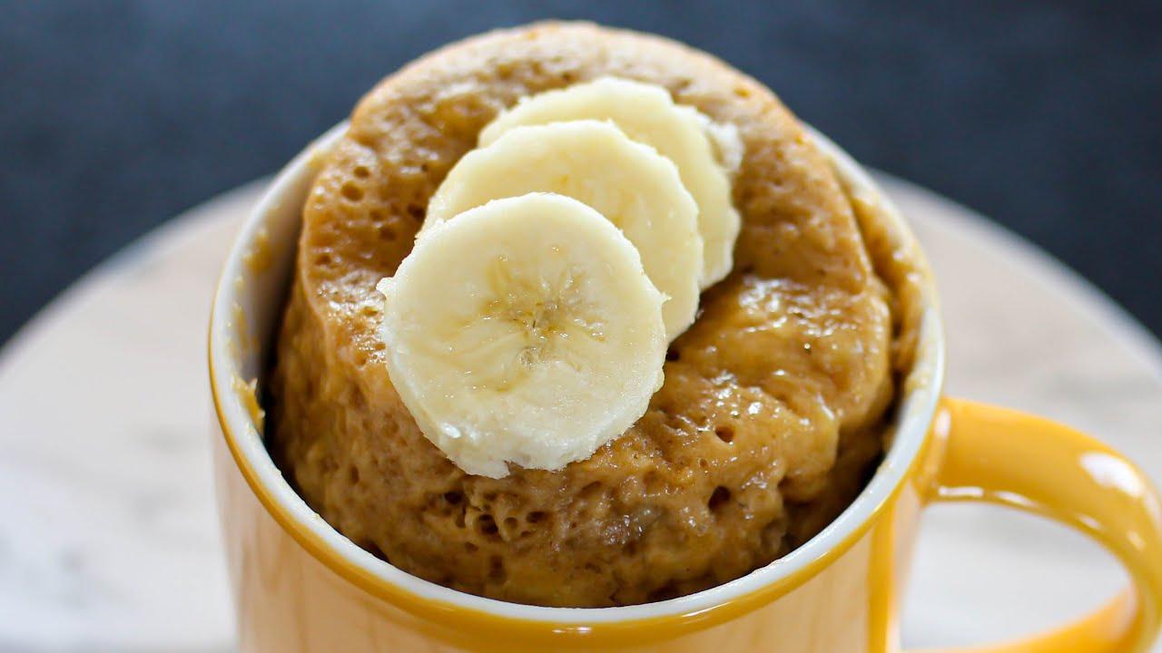 Microwave Banana Bread Mug Cake: Quick Indulgence!