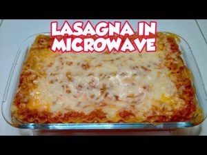 Lasagna in Microwave
