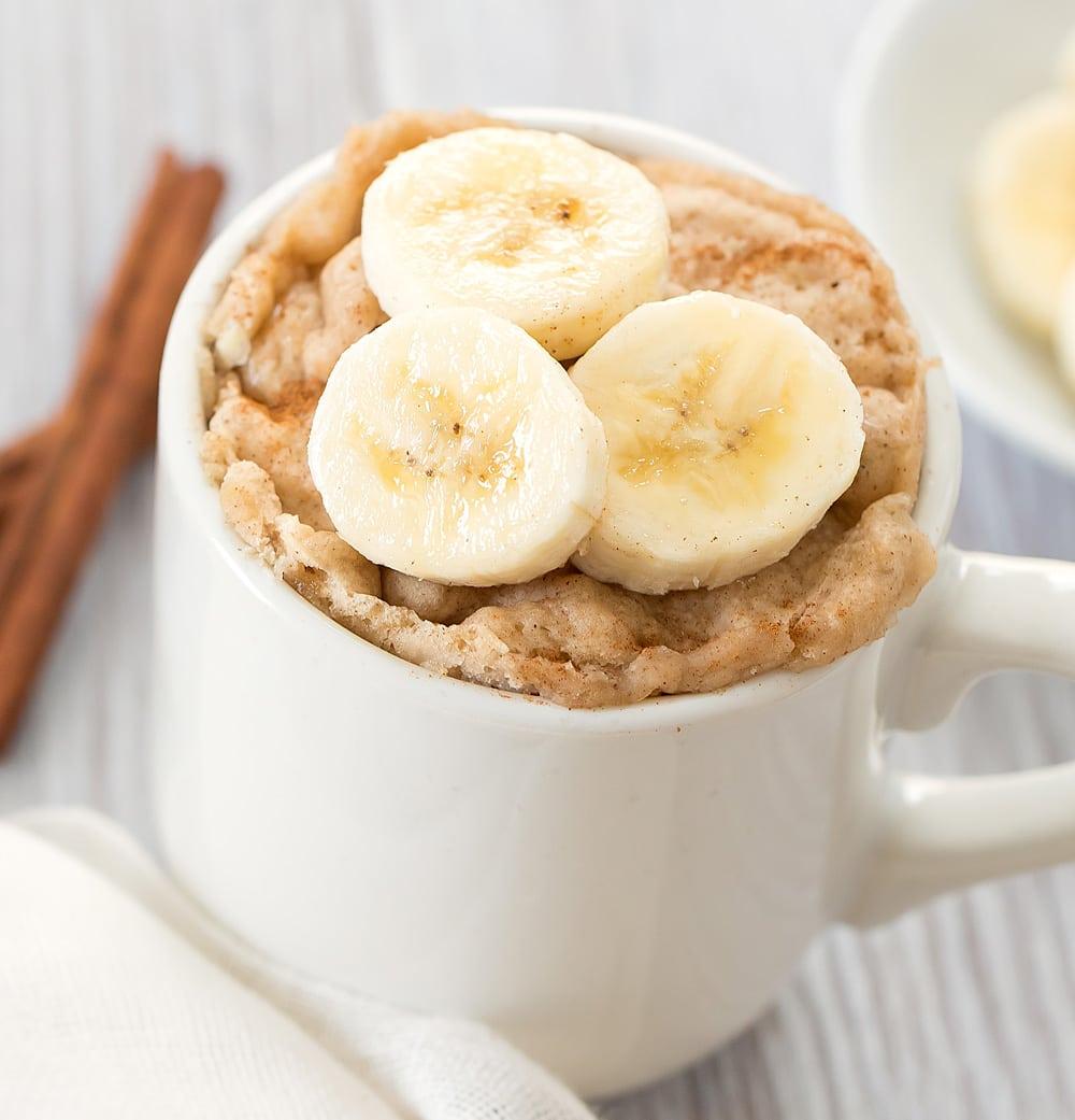 Microwave Banana Bread Mug Cake: Quick Indulgence!