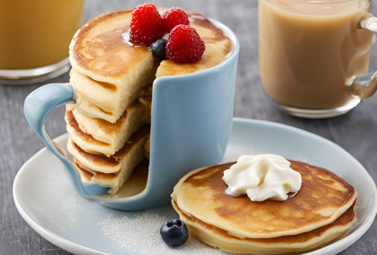 Microwave Mug Pancakes: Quick Delight in Every Bite!