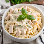 Microwave Chicken Alfredo offers a convenient and tasty solution for busy weeknights. This dish brings together the rich flavors of traditional Alfredo sauce with succulent pieces of chicken, all cooked quickly in the microwave. It's perfect for those who crave a hearty meal but lack the time for elaborate cooking. The ease of preparation makes it an ideal choice for students, working professionals, and anyone looking for a fast, satisfying dinner option. With just a few simple ingredients, you can enjoy a comforting, homemade meal without the hassle. Savor the creamy, cheesy goodness of Chicken Alfredo in a fraction of the time. Credit: www.hormel.com Ingredients Needed Microwave Chicken Alfredo is a quick and easy meal. It is perfect for busy nights. The ingredients are simple and easy to find. You need chicken, pasta, sauce, and seasonings. This dish is creamy and delicious. Let's look at the ingredients needed. Chicken Selection Choosing the right chicken is important. Boneless, skinless chicken breasts are a great choice. They cook quickly and evenly. You can also use chicken thighs for a richer taste. Make sure the chicken is cut into small, even pieces. This helps it cook faster in the microwave. Here are some types of chicken you can use: Boneless, skinless chicken breasts Chicken thighs Pre-cooked rotisserie chicken Chicken tenders If you use pre-cooked chicken, add it at the end. This prevents it from drying out. Fresh chicken needs to be cooked first. Season it with salt and pepper. Cook it in the microwave until done. Pasta Choices Choosing the right pasta is also key. Fettuccine is the classic choice for Alfredo. Penne and rotini work well too. They hold the sauce nicely. Smaller pasta shapes cook faster in the microwave. Cook the pasta according to the package instructions. Use a microwave-safe bowl. Add enough water to cover the pasta. Microwave on high until the pasta is al dente. Drain the water before adding the sauce and chicken. Sauce Components The sauce is what makes Alfredo special. Heavy cream is a must. It gives the sauce its creamy texture. Butter adds richness. Parmesan cheese gives it a savory flavor. Here are the main sauce components: Heavy cream Butter Parmesan cheese Garlic (optional) Melt the butter in the microwave. Add the heavy cream and microwave until warm. Stir in the Parmesan cheese until melted. If you like garlic, add some minced garlic. This adds extra flavor. Seasoning Essentials Seasonings make the dish tasty. Salt and pepper are basic but important. Italian seasoning adds a nice herb flavor. Garlic powder and onion powder are good too. Here are some seasoning options: Salt Pepper Italian seasoning Garlic powder Onion powder Season the chicken before cooking. Season the sauce while it's warming. Taste and adjust the seasonings as needed. The right balance makes the dish delicious. Preparation Steps Microwave Chicken Alfredo is a quick and easy dish to prepare. You can make it in just a few simple steps. This blog will guide you through the preparation steps to cook a delicious meal. Follow these steps to ensure your Chicken Alfredo turns out perfect every time. Chicken Cooking Method Cooking chicken in the microwave is fast and easy. Begin by cutting the chicken into small, even pieces. This ensures the chicken cooks evenly. Place the chicken in a microwave-safe dish and cover it with a microwave-safe lid or plastic wrap. Ensure there is some space for steam to escape. Set the microwave to high heat. Cook the chicken for 3-4 minutes per side. Check the internal temperature using a meat thermometer. The chicken should reach 165°F (74°C) to be safe to eat. Let the chicken rest for a couple of minutes before cutting or serving. Step Action 1 Cut chicken into small pieces 2 Place in microwave-safe dish 3 Cover with lid or plastic wrap 4 Cook 3-4 minutes per side 5 Check temperature (165°F) Pasta Cooking Tips Cooking pasta in the microwave is simple. Begin by placing the pasta in a large, microwave-safe bowl. Add enough water to cover the pasta completely. Microwave on high for 10-12 minutes. Stir every 4-5 minutes to prevent sticking. Once the pasta is cooked, drain the water using a colander. Rinse the pasta with cold water to stop the cooking process. Make sure the pasta is al dente or slightly firm to the bite. This gives your Alfredo dish the perfect texture. Tips for perfect pasta: Use a large bowl to prevent overflow Stir frequently to avoid clumping Check for doneness after 10 minutes Rinse with cold water to stop cooking Sauce Mixing Techniques Creating the perfect Alfredo sauce is easy. Combine heavy cream, butter, and Parmesan cheese in a microwave-safe bowl. Microwave on high for 2-3 minutes, stirring every 30 seconds until the butter is melted and the cheese is fully incorporated. Once the sauce is smooth and creamy, season with salt, pepper, and garlic powder. Stir well to combine all the flavors. Add the cooked chicken and pasta to the sauce. Mix until everything is well coated with the creamy Alfredo sauce. Steps for the perfect sauce: Combine cream, butter, and cheese Microwave for 2-3 minutes, stirring often Season with salt, pepper, and garlic powder Mix in cooked chicken and pasta Ensure everything is well coated Microwave Cooking Tips Making Chicken Alfredo in a microwave can save time. With the right tips, it tastes great. Microwave cooking is quick and easy. These tips will help you cook Chicken Alfredo perfectly. Timing Guidelines Timing is key in microwave cooking. Chicken Alfredo needs precise timing. Here are some tips: For 1-2 servings, cook for 5-7 minutes. For 3-4 servings, cook for 10-12 minutes. Stir halfway to ensure even cooking. Check the chicken's internal temperature. It should be at least 165°F. If not, cook for another 1-2 minutes. Each microwave is different. Always adjust the timing as needed. Start with less time and add more if needed. Power Settings Using the right power setting is important. Microwaves have different power levels. High power cooks food fast. Medium power is more even. Low power is good for delicate foods. Power Level Use High (100%) Quick cooking Medium (70%) Even cooking Low (30%) Warming Chicken Alfredo should be cooked at medium power. This ensures the sauce doesn't dry out. Also, the chicken stays juicy. Avoiding Overcooking Overcooking can ruin Chicken Alfredo. Follow these tips to avoid it: Check the dish often while cooking. Stir the sauce to keep it smooth. Use a food thermometer for the chicken. Let the dish sit for a minute after cooking. This allows the heat to distribute evenly. If the dish is not done, cook in 1-minute increments. Always use a microwave-safe dish. This prevents uneven cooking. Cover the dish with a microwave-safe lid or plastic wrap. This keeps the moisture in. Credit: www.walmart.com Serving Suggestions Microwave Chicken Alfredo is a quick and tasty meal. It's perfect for those busy nights when you need a fast, delicious dinner. But how do you make it look and taste even better? Let's explore some serving suggestions that will elevate your Microwave Chicken Alfredo. Garnishing Ideas Garnishing your Microwave Chicken Alfredo can make it more appealing. Fresh herbs are a great start. Sprinkle some chopped parsley or basil on top. This not only adds color but also a burst of fresh flavor. Grated cheese is another excellent option. Try some Parmesan or Romano cheese. It melts beautifully and adds a rich taste. Red pepper flakes can also be sprinkled for a bit of heat. Lemon zest is a surprising yet delightful garnish. It adds a zesty kick that complements the creamy Alfredo sauce. For a crunchy texture, consider toasted breadcrumbs or crushed garlic croutons. Chopped parsley or basil Grated Parmesan or Romano cheese Red pepper flakes Lemon zest Toasted breadcrumbs or crushed garlic croutons Pairing Options Pairing your Microwave Chicken Alfredo with the right sides can make the meal more satisfying. Garlic bread is a classic choice. The crispy, buttery bread is perfect for mopping up the creamy sauce. Steamed vegetables are another great option. Broccoli, green beans, or carrots add color and nutrition to your plate. A simple side salad with a light vinaigrette can also balance the richness of the Alfredo. For a more hearty meal, consider serving it with mashed potatoes or buttered noodles. These sides complement the dish without overpowering it. Wine lovers might enjoy a glass of Chardonnay or Pinot Grigio with their meal. Garlic bread Steamed vegetables (broccoli, green beans, carrots) Simple side salad with vinaigrette Mashed potatoes or buttered noodles Chardonnay or Pinot Grigio Meal Presentation Presentation can make your Microwave Chicken Alfredo look like a gourmet dish. Start by using a white plate. The Alfredo sauce's creamy color stands out against the white background. Arrange the chicken pieces neatly on top of the pasta. This makes the dish look more organized and appealing. Garnish with fresh herbs and grated cheese as mentioned earlier. Adding a slice of lemon on the side can make the dish look fresh and vibrant. A sprinkle of paprika or black pepper can add a pop of color. Don't forget to place a napkin and silverware neatly beside the plate. Use a white plate Arrange chicken pieces neatly Garnish with fresh herbs and grated cheese Add a slice of lemon on the side Sprinkle paprika or black pepper Place napkin and silverware neatly Credit: www.youtube.com Frequently Asked Questions How To Make Microwave Chicken Alfredo? Place cooked chicken, Alfredo sauce, and pasta in a microwave-safe dish. Heat for 3-5 minutes, stirring halfway. Can You Microwave Alfredo Sauce? Yes, microwave Alfredo sauce in a microwave-safe dish. Heat for 1-2 minutes, stirring every 30 seconds for even heating. What Ingredients Are In Chicken Alfredo? Chicken Alfredo typically contains cooked chicken, Alfredo sauce (butter, cream, Parmesan cheese), and pasta. Optional ingredients include garlic and parsley. Is Microwaving Chicken Alfredo Safe? Yes, microwaving Chicken Alfredo is safe. Ensure the internal temperature reaches 165°F (74°C) to kill any harmful bacteria.