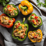 Microwave Stuffed Bell Peppers: Quick, Tasty, and Healthy Meals