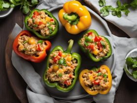 Microwave Stuffed Bell Peppers: Quick, Tasty, and Healthy Meals