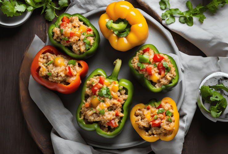 Microwave Stuffed Bell Peppers: Quick, Tasty, and Healthy Meals