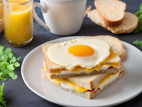 Microwave Egg Sandwich: Quick, Easy Breakfast Delight!