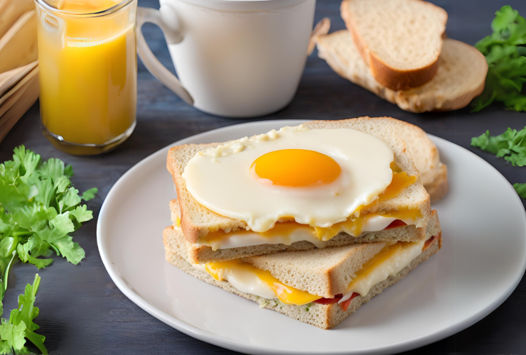 Microwave Egg Sandwich: Quick, Easy Breakfast Delight!