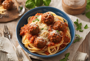 Microwave Spaghetti And Meatballs