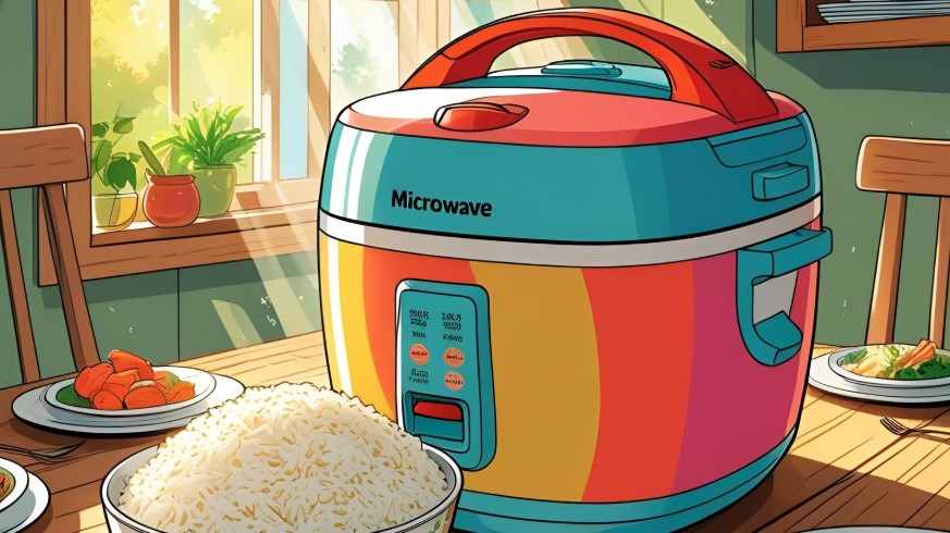 microwave cooking rice