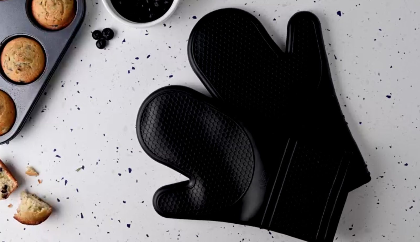 GORILLA GRIP Heat Resistant Durable Silicone Oven Mitts